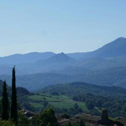 Au loin le château de Montsegur