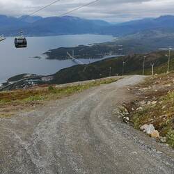 Narvik von oben mit neuer Gondel und toller Brücke 👍🏼