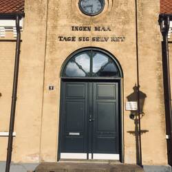 Letzter Pausenplatz vor dem Zeltplatzsuchmarthon in Nexø