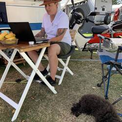 Emily at work