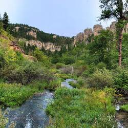 Panorama of Spearfish Canyon — Spearfish, SD.