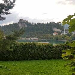 Blick von der Unterkunft aus