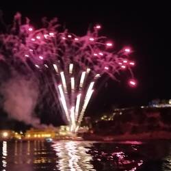 Zahlreiche Feuerwerke