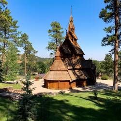 Rear view of the Chapel in the Hills — Rapid City, SD.