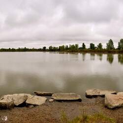 Panorama of Coot Pond ... St Vrain State Park — Longmont, CO.