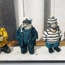 Fensterdeko in einer der Hafenhütten