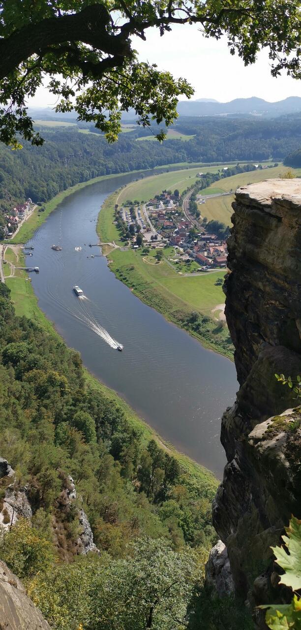 Blick auf die Elbe