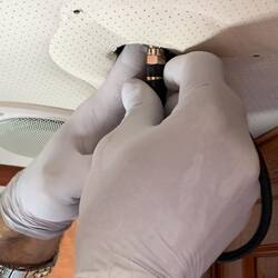 Step 4: Connect the new antenna cable to existing TV cable.