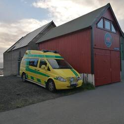Färingische Rettungswache auf Nolsoy... Idyllisch