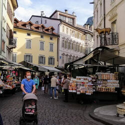 Der Neptunbrunnen auf dem Obstmarkt