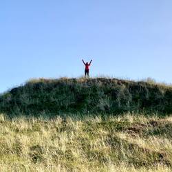 19 Meter hoch ist der Berg 😀