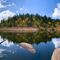 Reflections on Grace Lake double our enjoyment of the scenery — Farish Rec Area, CO.