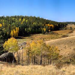 The area in the distance is all private land — Farish Rec Area, CO.
