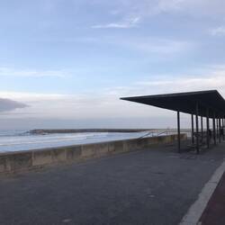 Promenade vor den Hotel
