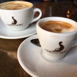 Im Vordergrund: Caffe con Latte für Mimi :)