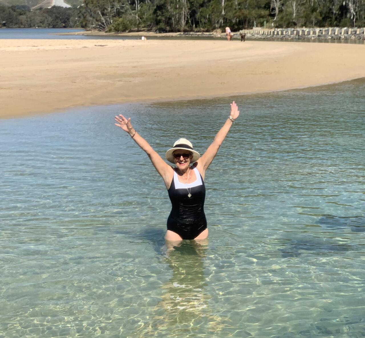 Look at that crystal clear water!