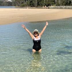Look at that crystal clear water!