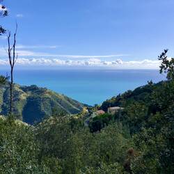 Die Küstenlandschaft der Cinque Terre