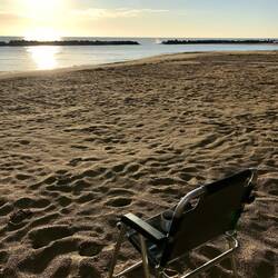 "Meine" Strandterrasse in Cupra Marittima