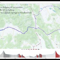Our highest point on the road will be Monarch Pass @ 11,312 feet — Colorado.
