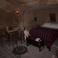 Die bekannten Höhlenwohnungen (Sassi), hier als Museum.