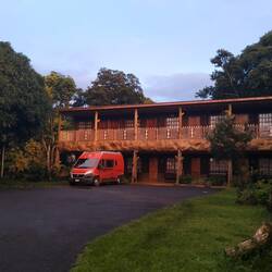 Stellplatz beim Hotel