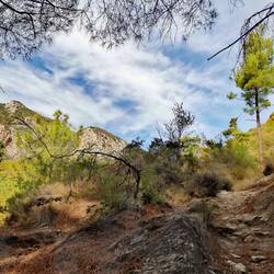 Beautiful landscape shortly after starting the hike!