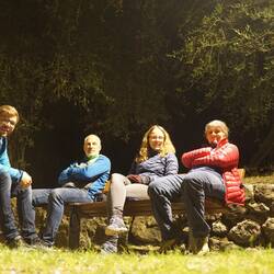 Am Abend noch gemütlich vor der Chiesa di San Martino zusammen gesessen