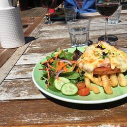 Janette's parmy.