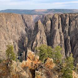 Gunnison Point Overlook — Black Canyon of the Gunnison, Colorado.