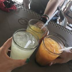 Cheers to 3 different kinds of Juices
