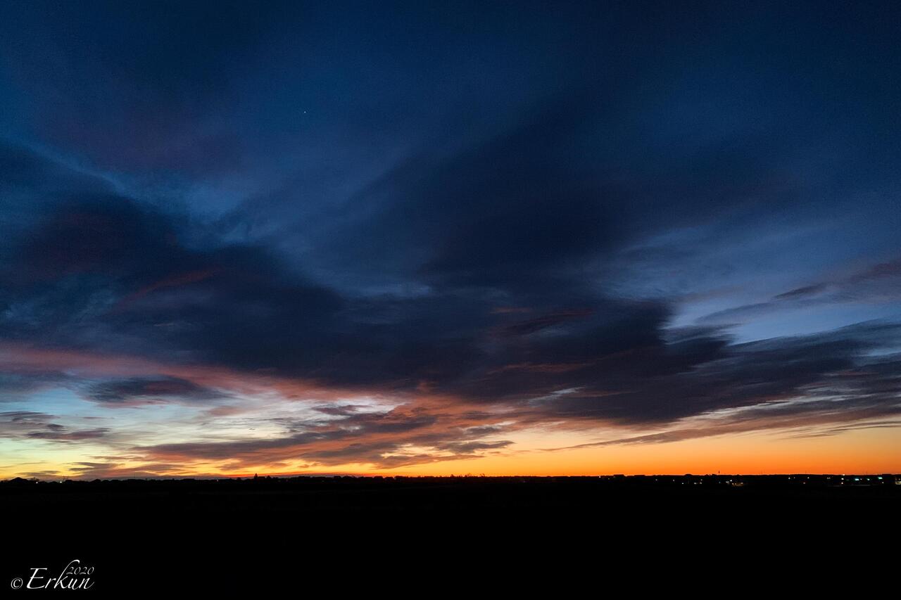 October sunrise — Colorado Springs, CO.