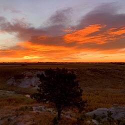 October sunrise — Colorado Springs, CO.