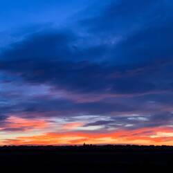 October sunrise — Colorado Springs, CO.