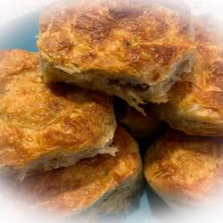 Our reward for voting ... a savory pastry dish that Mui made ... Colorado Springs, CO.