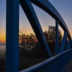 Die Dütschower Brücke. Unser Schlaf und Aussichtsplatz