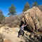 Lake Gulch trail ... hurry, I can't hold it up much longer 🤪 — Castlewood Canyon SP, CO.