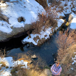 Checking out Cherry Creek — Castlewood Canyon SP, CO.