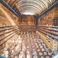 Divers objets retrouvés durant les fouilles