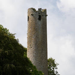 The Kilree Round Tower dates back from the 9th century — Kilree Monastic Site, Ireland.