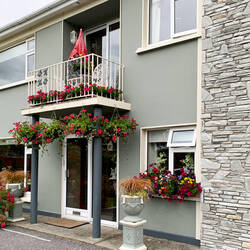 Emerville House ... our room is to the left of the balcony — Killarney, Ireland.