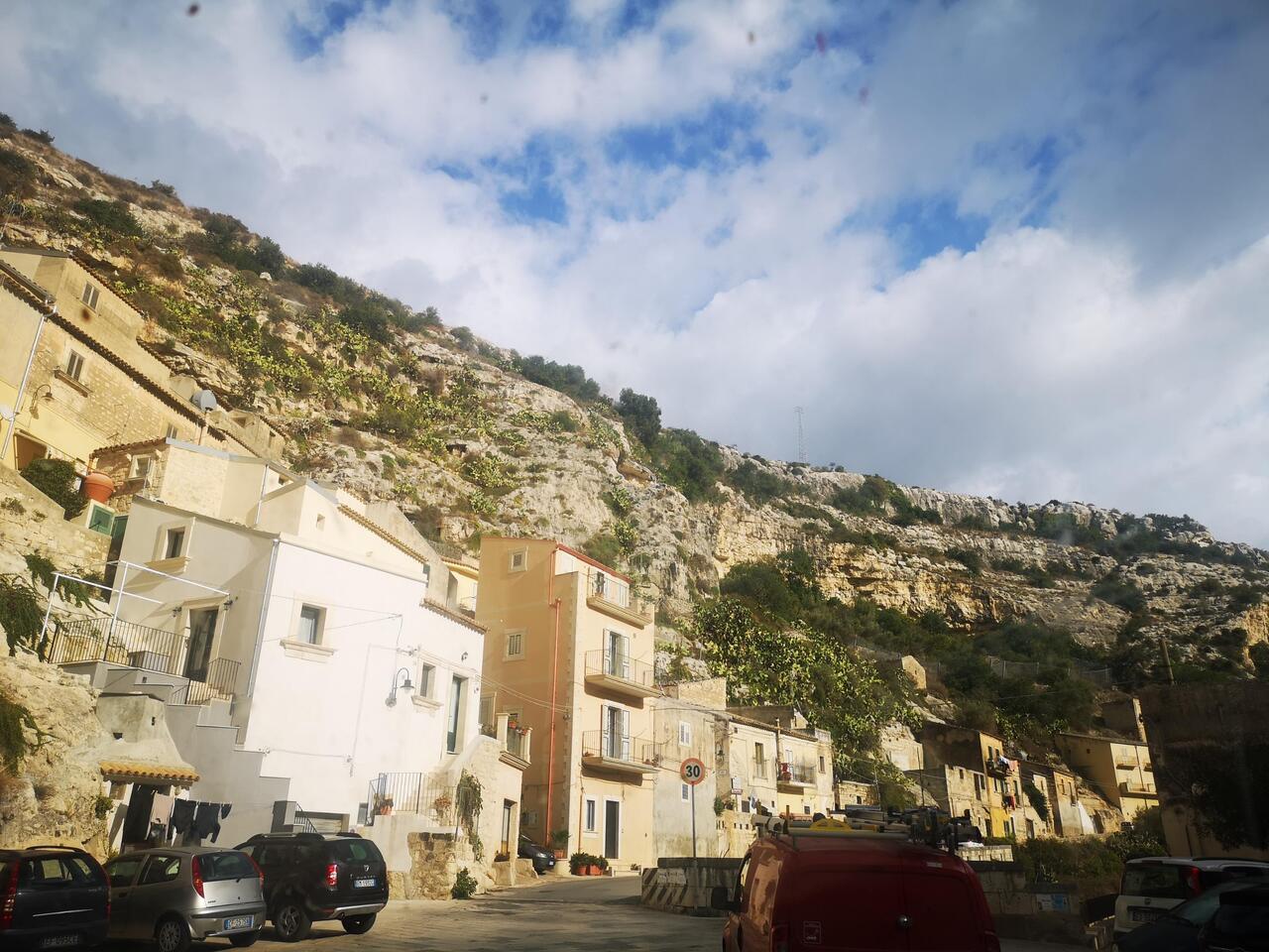 Can't tell on here, but tonnes of little houses carved into the rock