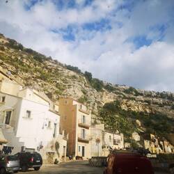 Can't tell on here, but tonnes of little houses carved into the rock