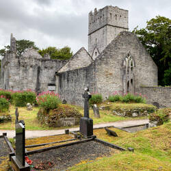 Muckross Abbey was once known as the Franciscan Friary of Irrelagh — Killarney NP, Ireland.