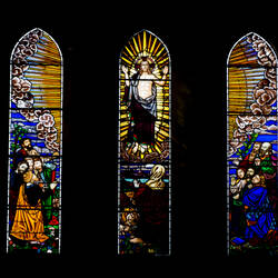Stained glass windows @ the Holy Cross Church — Kenmare, Ireland.