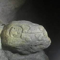 Wall drawings from the ancient Taino