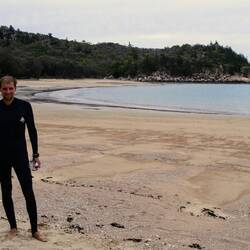 Ohne Stinger Suit, kein Schnorchel...