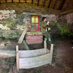 Another hovel in which a peasant lived (slept on the left) — Famine Cottages, Dingle Peninsula.