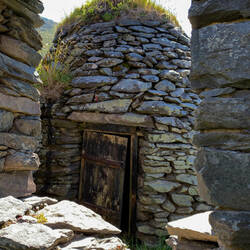 "Beehive" structures tended to last longer — Dingle Peninsula, Ireland.