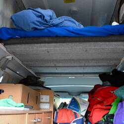 auf der Strecke übernachten wir oben im Auto